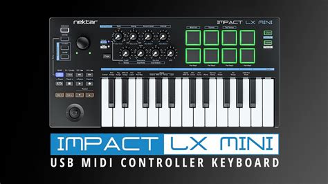 Nektar LX Mini USB MIDI Controller Keyboard YouTube