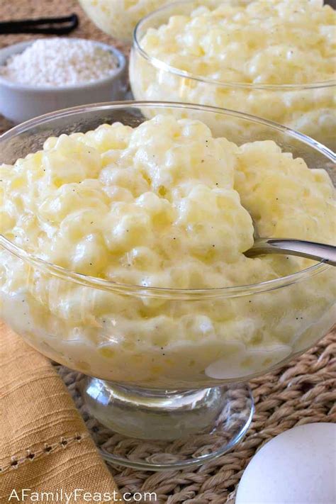 Tapioca Pudding - A Family Feast®