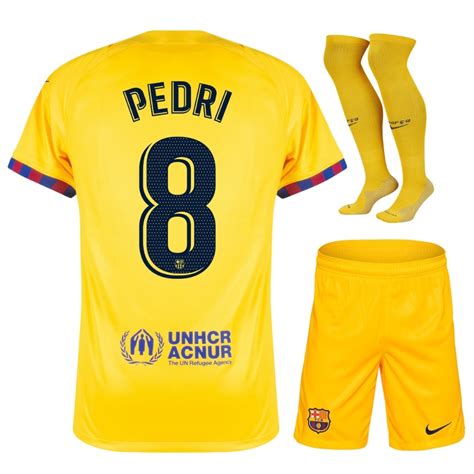 Maillot Kit Enfant Barca 2022 2023 Fourth Pedri Foot Soccer Pro