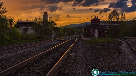 Scenic Vermont - Sunset from Montpelier Jct in Montpelier