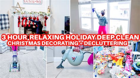 Christmas Decorate Clean With Me Declutter Deep Cleaning Cleaning