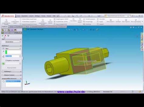 Solidworks Deutsch Tutorial Grundlagenl Elemente Bernehmen