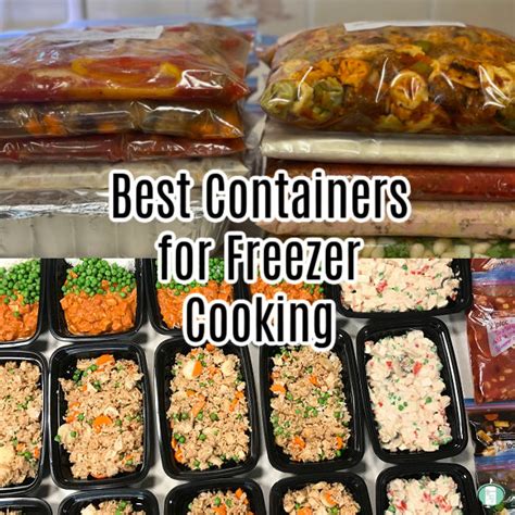 The Best Containers for Freezer Cooking - Freezer Meals 101