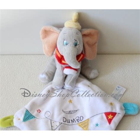 Doudou pañuelo Dumbo DISNEY NICOTOY estrellas elefante Kiabi 36 cm