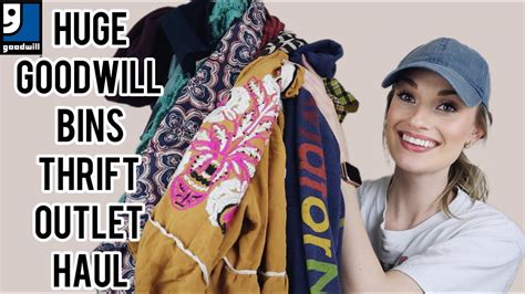 Huge 35 Item Goodwill Outlet Bins Thrift Haul Amazing Finds To Resell On Poshmark For A