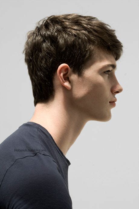 side profile face drawing man