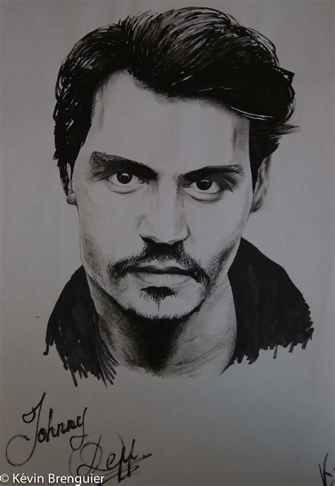 Johnny Depp Portrait Drawing Portrait Portrait Painting