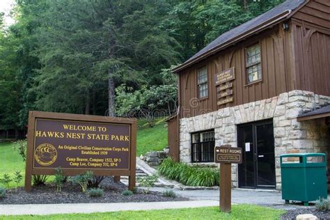 Hawks Nest West Virginia Ranger Station Ansted West Virginia Usa August 8 2020 Ranger