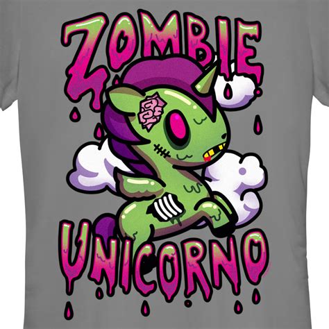 Juniors Tokidoki Zombie Unicorno Milo T Shirt Fifth Sun