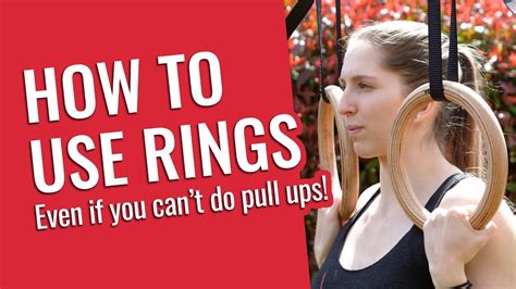 Ring Pull Up And Dip Progressions For Beginners Youtube