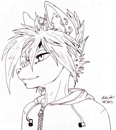 Anime Wolves Drawing at GetDrawings | Free download