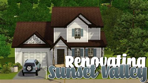 Cottage Cheese Renovating Sunset Valley The Sims 3 Speed Build