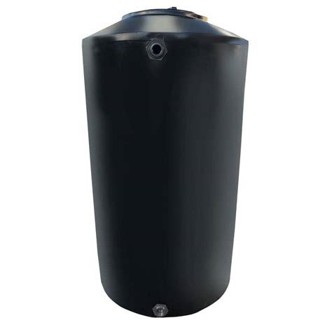 Chem Tainer Industries 75 Gal Black Vertical Water Storage Tank Tc2349iw Black The Home Depot