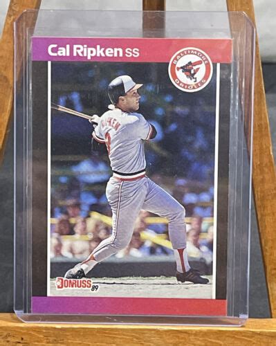 ERROR CARD 1989 Donruss CAL RIPKEN JR 51 No Dot After Leaf INC EBay