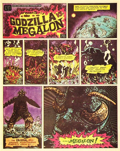 Godzilla Vs Megalon Comic Wikizilla The Kaiju Encyclopedia