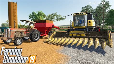 MINHA NOVA COLHEDEIRA Farming Simulator 2019 FARMINOPOLIS YouTube