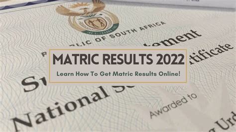 How To Check Matric Results Online 2022