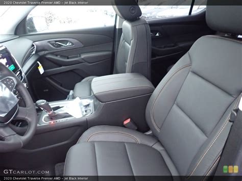 Jet Black Interior Front Seat For The Chevrolet Traverse Premier