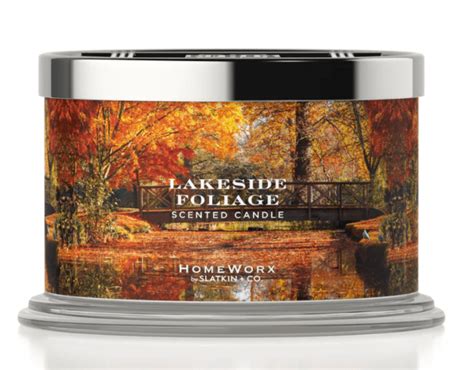 HomeWorx By Slatkin Co Lakeside Foliage 4 Wick 18 Oz Candle Walmart