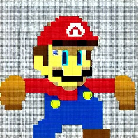 Super Mario Pixel Art Stable Diffusion