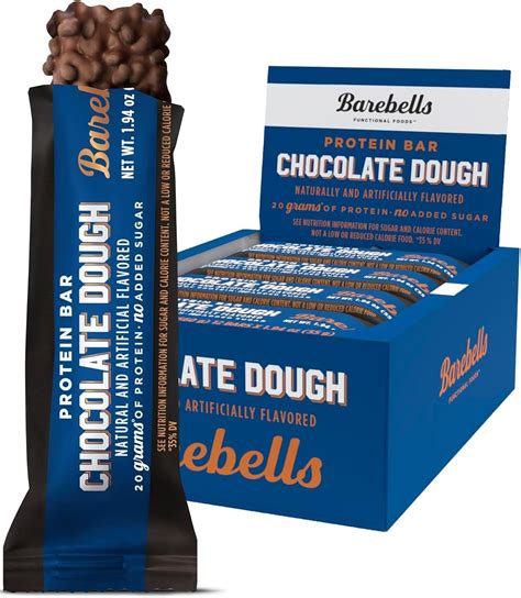 Barebells Protein Bars Chocolate Dough With 1g Of Total Sugars 12