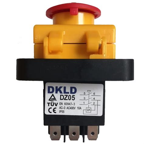 DKLD DZ05 7 контактов IP55 380VAC 10A водонепроницаемый вкл/выкл ...