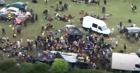 New Drone Footage Unveiled Of Moment Lockdown Breaking Mass Illegal Rave Was Discovered Mirror