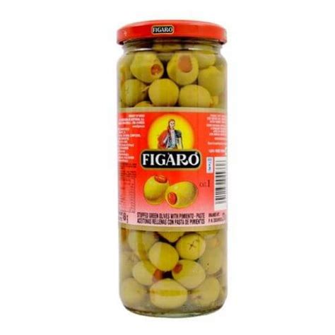 MaxMart Online Figaro Green Olives Stuffed W Pimento 340g