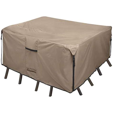 ULTCOVER Square Patio Heavy Duty Table Cover - 600D Tough Canvas ...