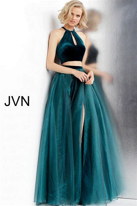 Jovani 62639 Sexy Two Piece Prom Dress The Dress Outlet