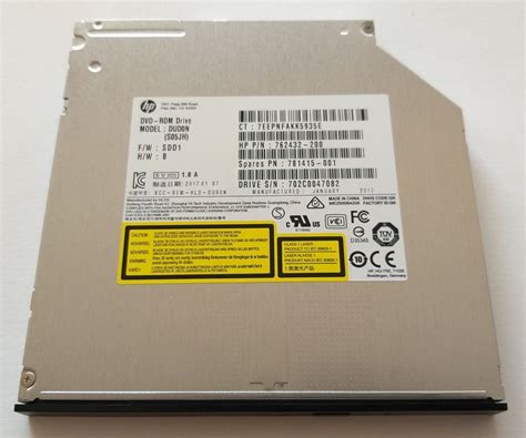 Dvd Rom Laufwerk Sata Dud N S Jh Ultra Slimline Von Hp Kaufen Auf