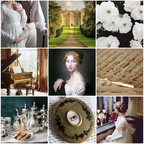 Georgiana Darcy Moodboard Regency Aesthetic Romantic Academia