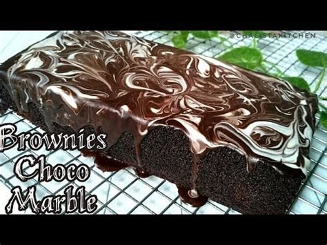 Brownies Kukus Choco Marble Cuma Telur Lembut Dan Nyoklat Banget