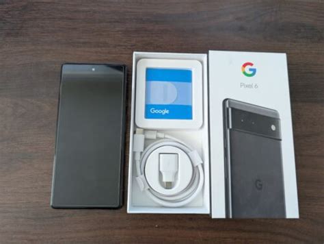 Google Pixel 6 Unlocked 128 GB Stormy Black No Reserve EBay