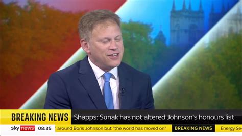 Grant Shapps Denies Claims By Some Of Boris Johnsons Allies That Rishi