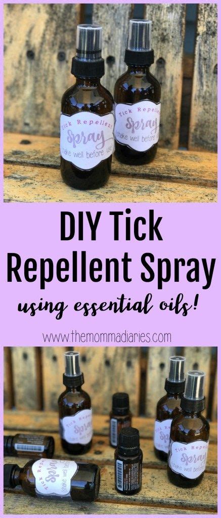 Diy Tick Repellent Spray Using Essential Oils Essential Oil Bug Spray