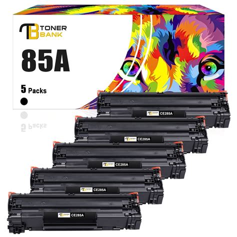 85a Ce285a 5 Pack P1102w Toner Cartridge Ce285d Compatible Replacement For Hp 85a Ce285a Toner