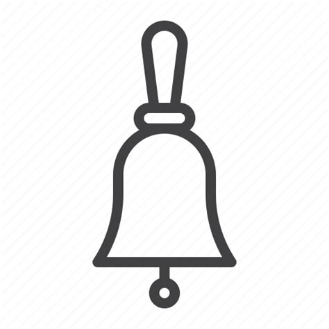 School, bell, hand, call icon - Download on Iconfinder