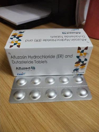 Alfuzed D Alfuzosin Mg Hydrochloride Er Dutasteride Mg Tablet