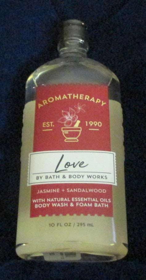 2 Bath And Body Works Aromatherapy Love Jasmine And Sandalwood Body Wash