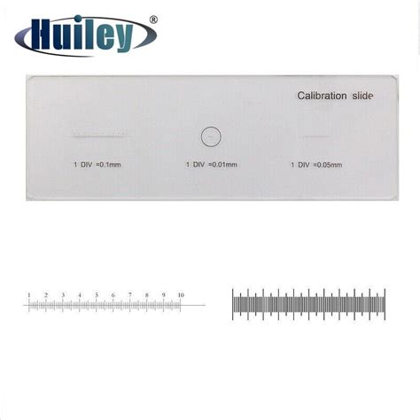 Scale Ruler 01 005 001 Mm Stage Micrometer Calibration Slide For