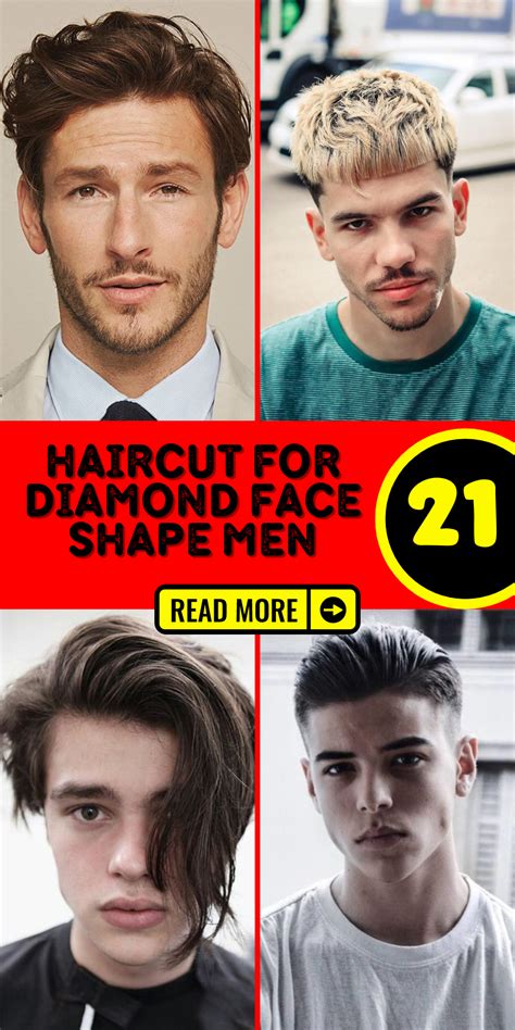 Short Haircut For Diamond Face Shape Men Style And Confidence