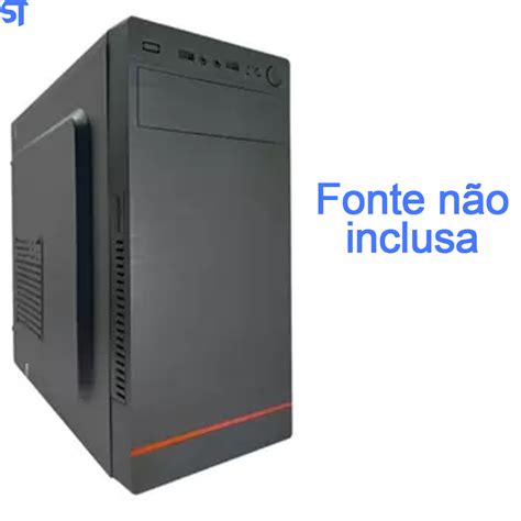 Gabinete Atx Goldentec S F P T C Gtm Preto Sem Fonte Sobraltech