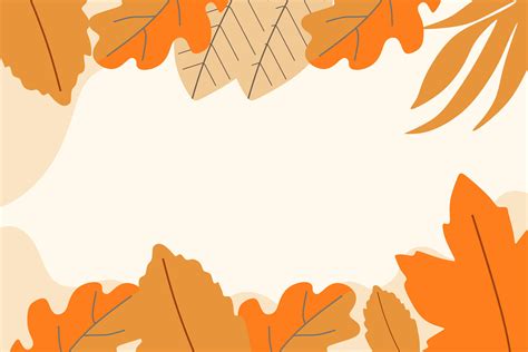 Flat autumn leaf element background 46798860 Vector Art at Vecteezy