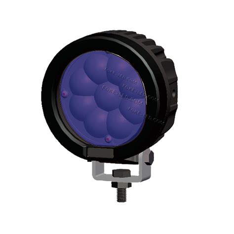 E Mark Approved W Round Blue Sprayer Boom Led Spot Light Led