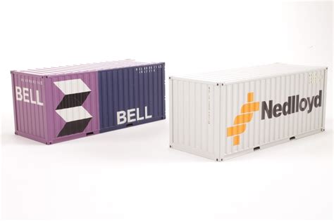 Wsi Models X Ft Containers Bell Nedlloyd