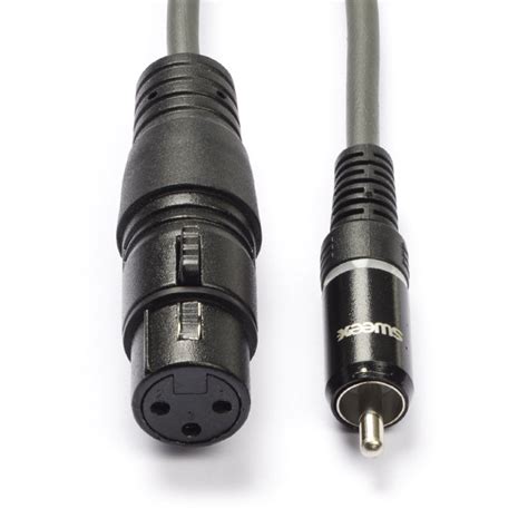 Xlr Naar Tulp Kabel V M Sweex Meter Ongebalanceerd Mono Xlr