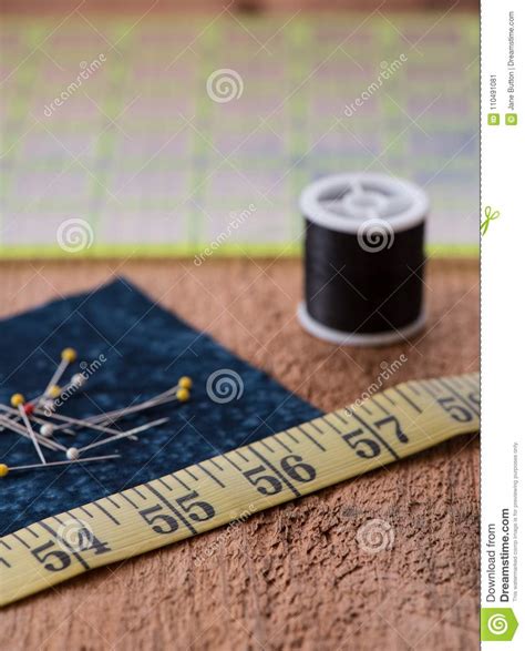 Sewing Notions On Pink Background Stock Photo 1858116