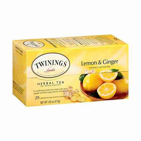 Twinings Lemon Ginger Herbal Tea Bags Soups Online