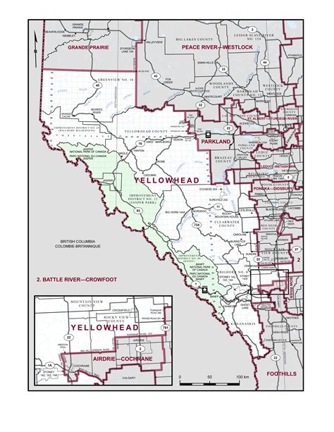 Yellowhead Maps And Boundary Descriptions Representation